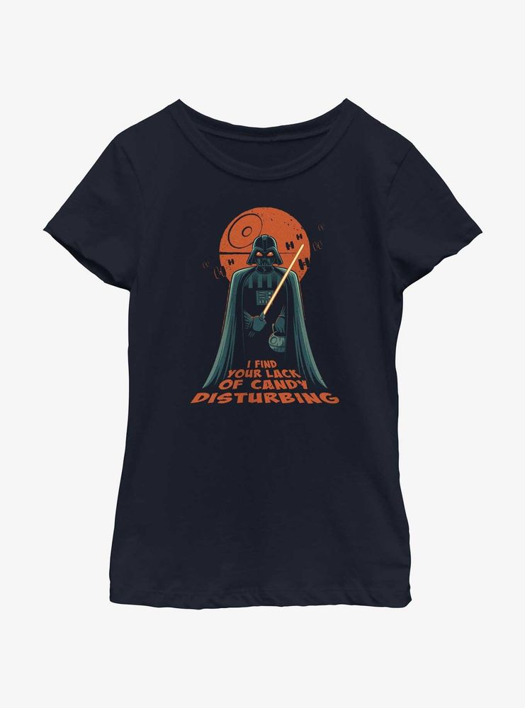 Star Wars Disturbing Lack Of Candy Youth Girls T-Shirt