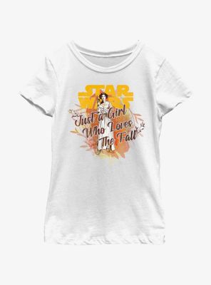 Star Wars Fall Leia Youth Girls T-Shirt