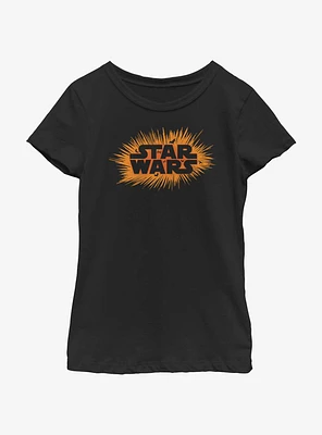 Star Wars Halloween Logo Youth Girls T-Shirt