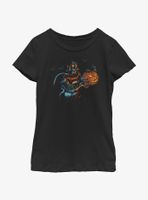 Star Wars Spooky Darth Vader Youth Girls T-Shirt