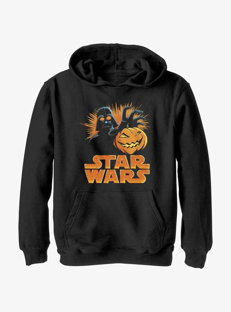 Star Wars Darth Vader Pumpkin Youth Hoodie