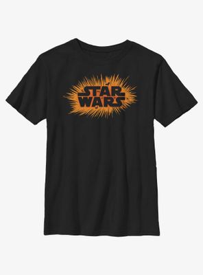 Star Wars Halloween Logo Youth T-Shirt