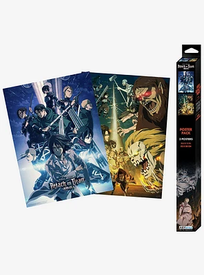 Attack On Titan Featured Characters Boxed Poster Set