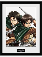 Attack On Titan Eren and Levi Framed Poster