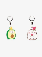 Molang Watermelon and Avocado Keychain Bundle