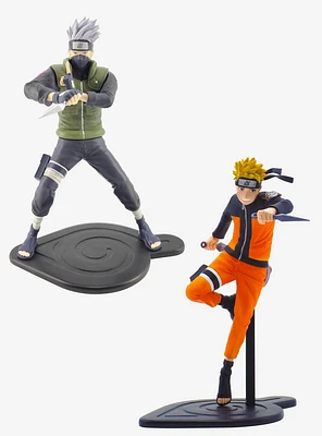 Naruto Shippuden Naruto and Kakashi Hatake SFC Figure Bundle