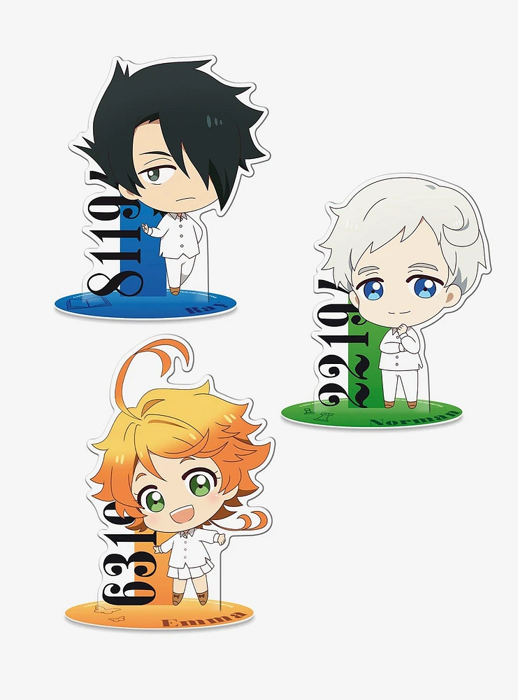 The Promised Neverland Chibi Emma Norman Ray Figure Bundle