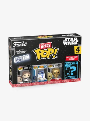 Funko Bitty Pop! Star Wars Princess Leia & Droids Blind Box Mini Vinyl Figure Set