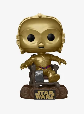 Funko Pop! Star Wars Return of the Jedi 40th Anniversary C-3PO in Chair Vinyl Bobble-Head