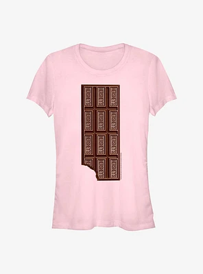 Hershey's Chocolate Bar Bite Girls T-Shirt