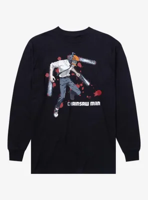 Chainsaw Man Denji Portrait Long Sleeve T-Shirt - BoxLunch Exclusive