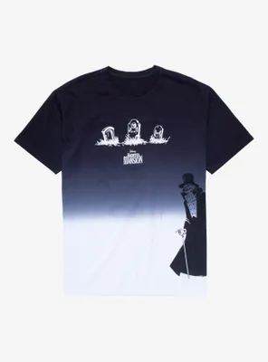 Disney Haunted Mansion Hatbox Ghost Ombre T-Shirt - BoxLunch Exclusive