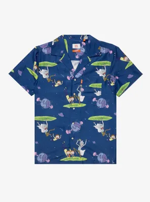 OppoSuits Rick & Morty Portal Allover Print Button-Up - BoxLunch Exclusive