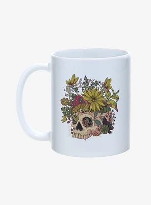 Skull Flowers Mug 11oz