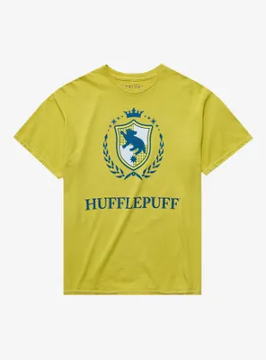 Harry Potter Hufflepuff Tonal Crest T-Shirt - BoxLunch Exclusive
