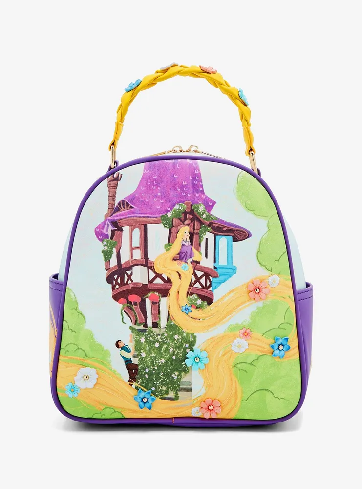 Our Universe Disney Tangled Rapunzel & Flynn Woven Mini Backpack - BoxLunch Exclusive