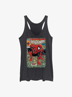 Marvel Spider-Man Torment Comic Book Cover Womens Tank Top