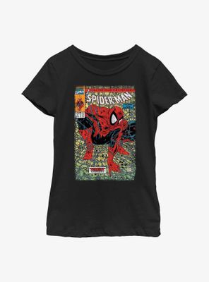 Marvel Spider-Man Torment Comic Book Cover Youth Girls T-Shirt