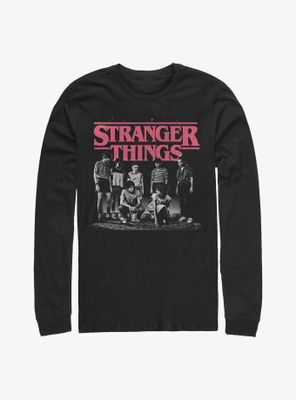 Stranger Things Monochromatic Group Long-Sleeve T-Shirt