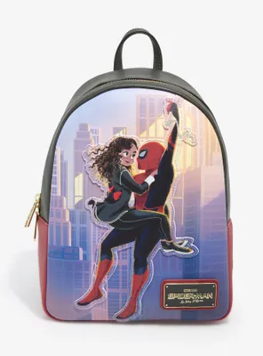 Loungefly Marvel Spider-Man: No Way Home MJ & Spider-Man Mini Backpack - BoxLunch Exclusive