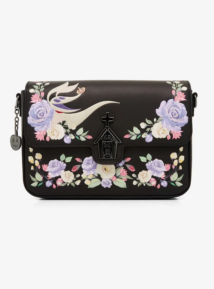 Loungefly Disney The Nightmare Before Christmas Floral Zero Crossbody Bag - BoxLunch Exclusive