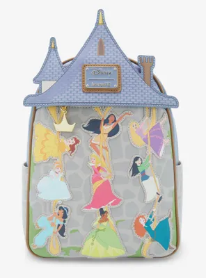 Loungefly Disney Princess Climbing Castle Mini Backpack - BoxLunch Exclusive