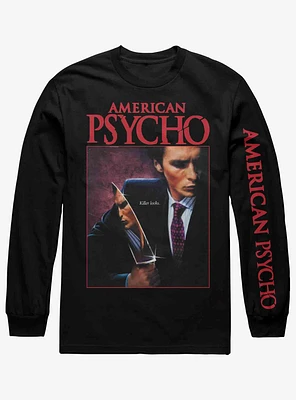 American Psycho Patrick Bateman Long-Sleeve T-Shirt