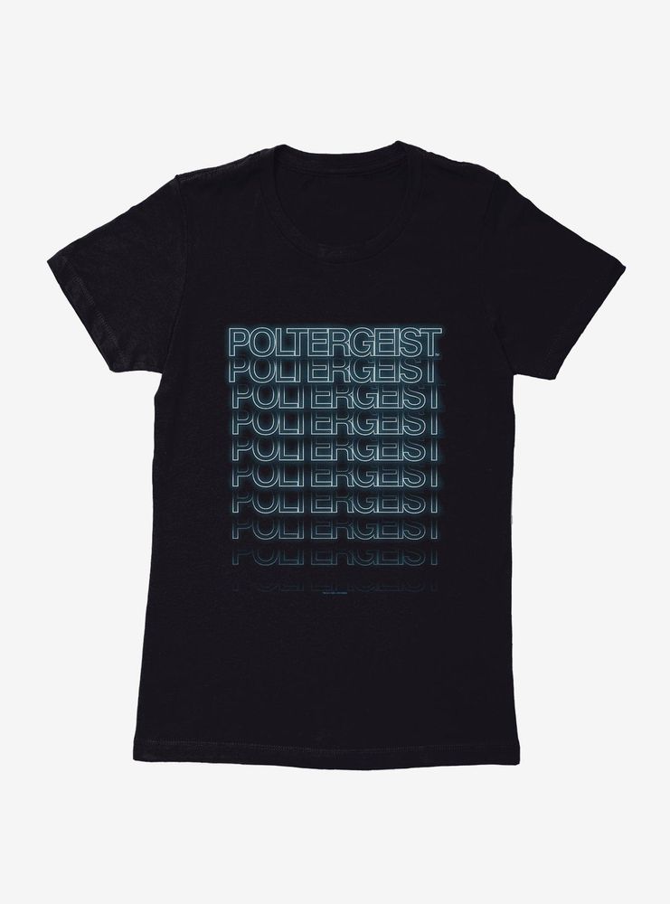 Poltergeist Layered Logo Womens T-Shirt