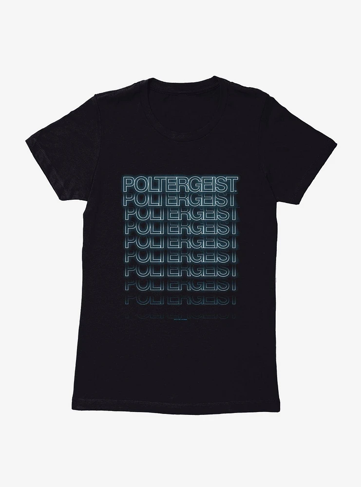 Poltergeist Layered Logo Womens T-Shirt