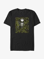 Disney The Nightmare Before Christmas Jack Character Outlines T-Shirt