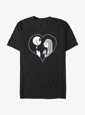 Disney The Nightmare Before Christmas Heart Stitch T-Shirt