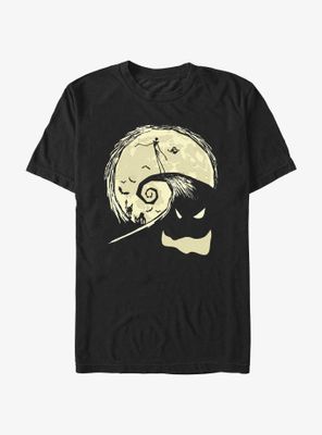 Disney The Nightmare Before Christmas Moon Spiral Mountain T-Shirt
