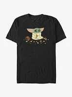 Star Wars The Mandalorian Child Eating Candy T-Shirt