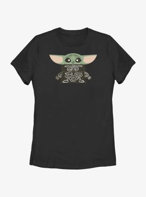 Star Wars The Mandalorian Skeleton Child Womens T-Shirt