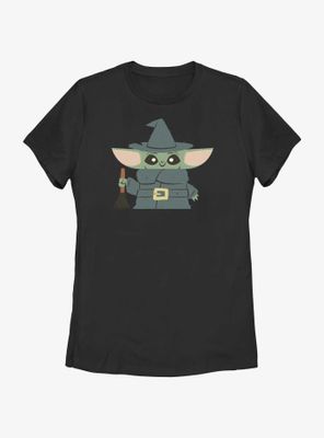 Star Wars The Mandalorian Child Witch Womens T-Shirt