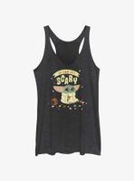 Star Wars The Mandalorian Child It's Scary Womens Tank Top