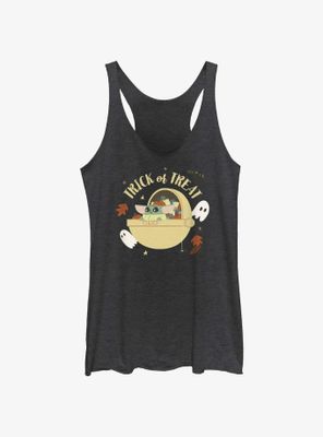 Star Wars The Mandalorian Trick Or Treat Child Womens Tank Top