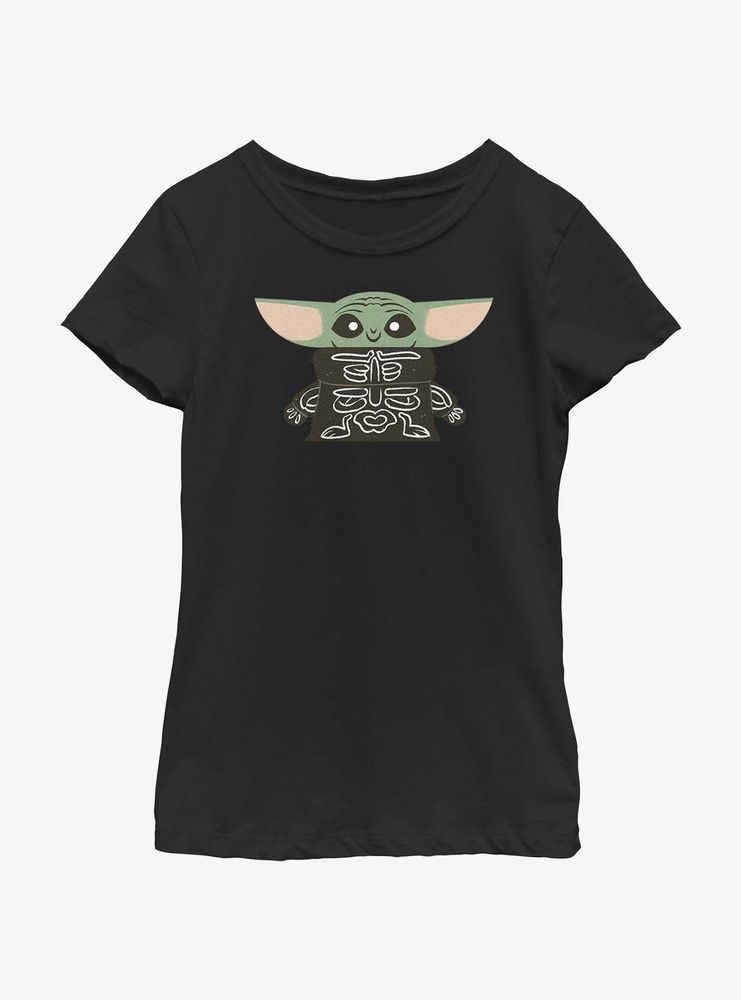 Star Wars The Mandalorian Skeleton Child Youth Girls T-Shirt