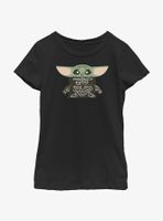 Star Wars The Mandalorian Skeleton Child Youth Girls T-Shirt