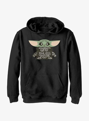 Star Wars The Mandalorian Skeleton Child Youth Hoodie