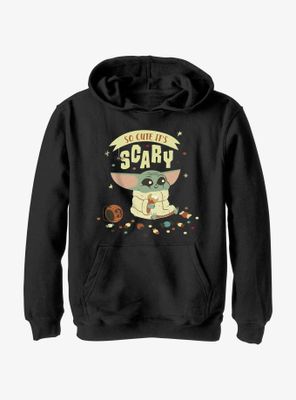 Star Wars The Mandalorian Child It's Scary Youth Hoodie