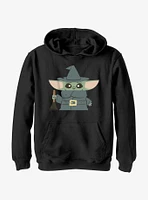 Star Wars The Mandalorian Child Witch Youth Hoodie