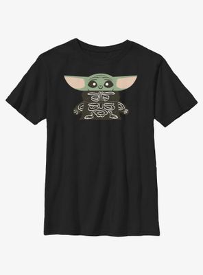 Star Wars The Mandalorian Skeleton Child Youth T-Shirt