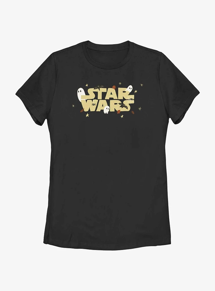 Star Wars Spooky Logo Womens T-Shirt