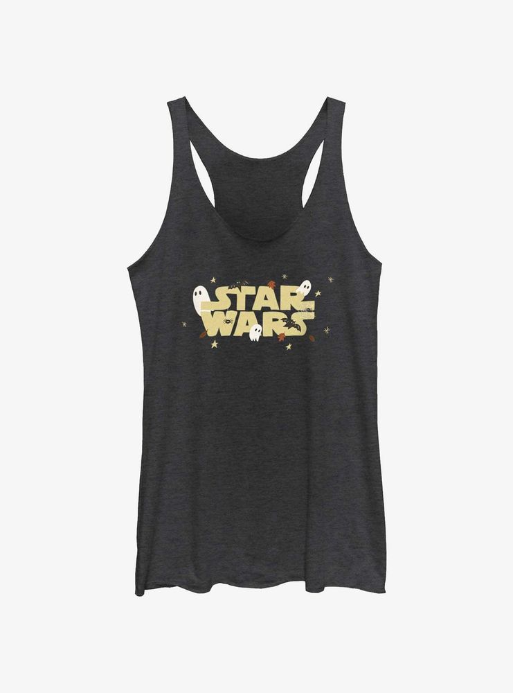 Star Wars Spooky Logo Womens Tank Top