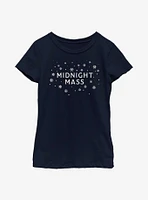 Midnight Mass Holiday Style Logo Youth Girls T-Shirt