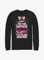 Squid Game Tis The Season To Play Games Long-Sleeve T-Shirt