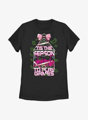 Squid Game Tis The Season To Play Games Womens T-Shirt