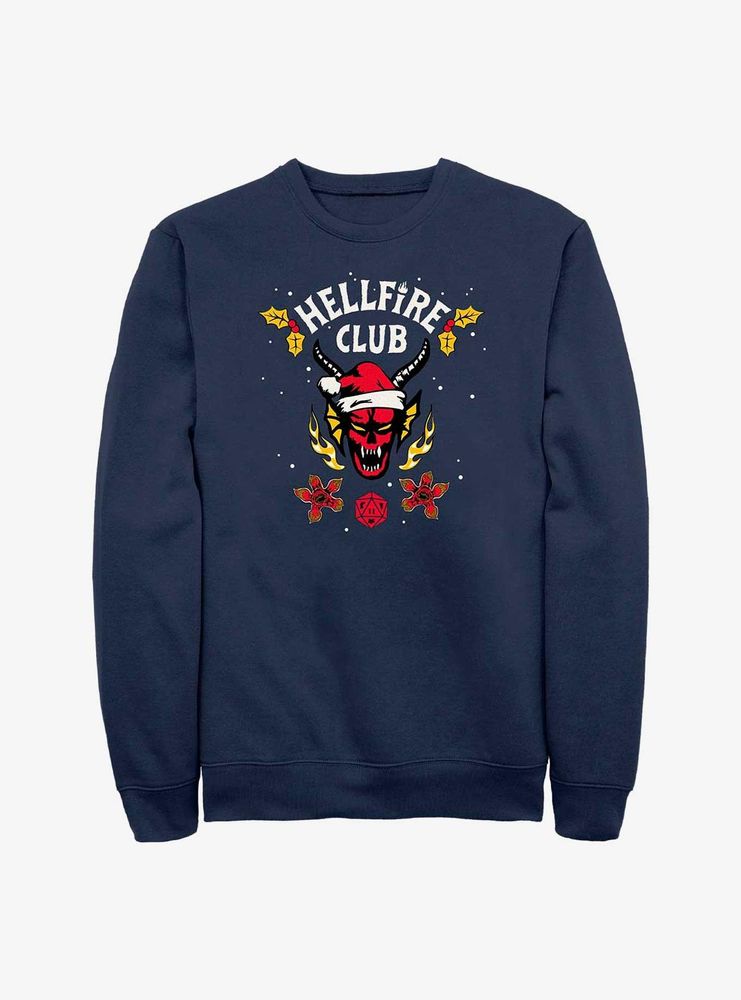 Stranger Things Holiday Style Hellfire Club Sweatshirt