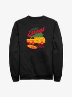 Stranger Things Season's Eating Surfer Boy Pizza Sweatshirt